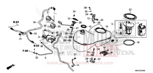 AIR CLEANER GL1800DAL de 2020